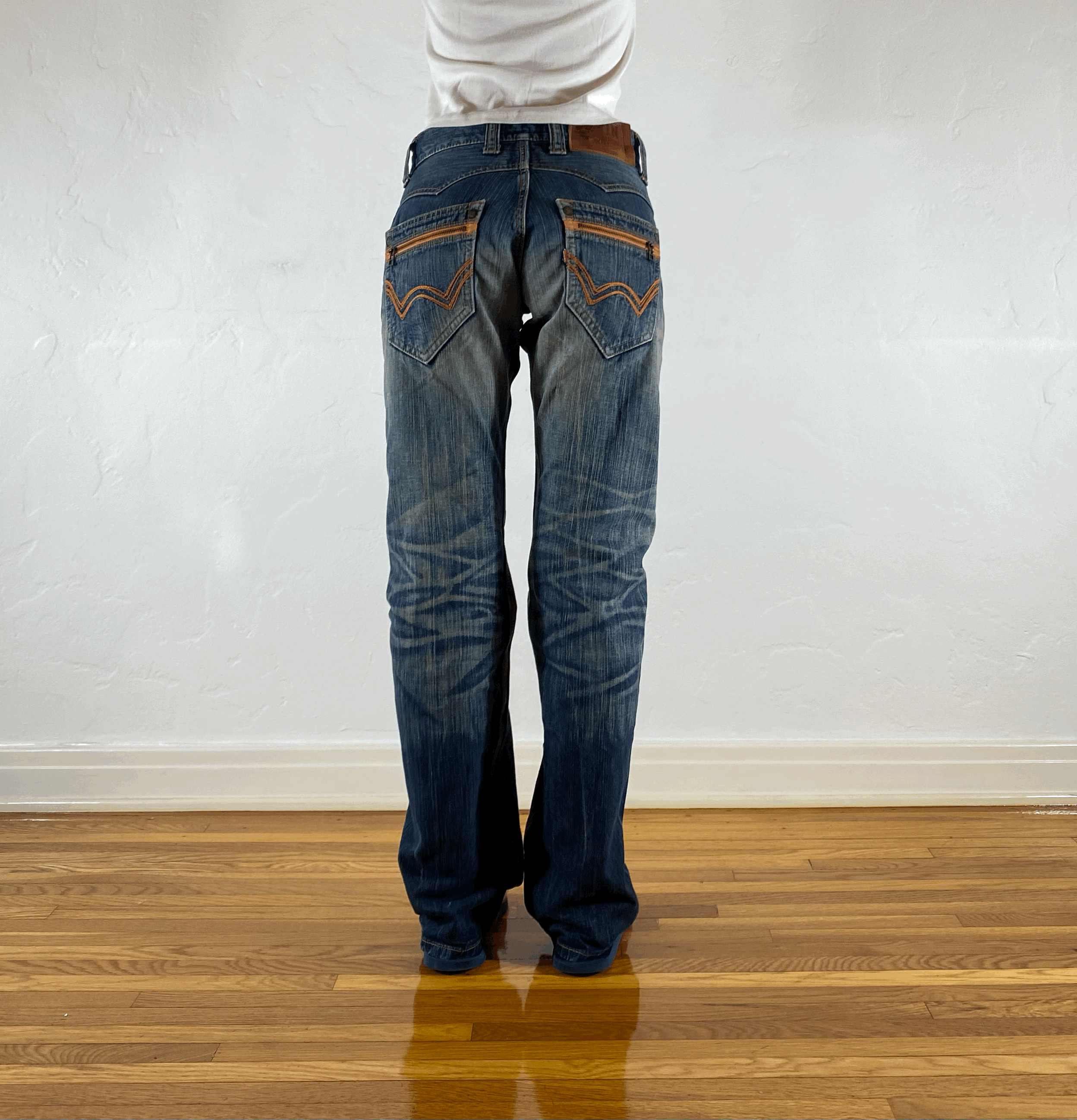 Edwin Orange Stitch Jeans, S