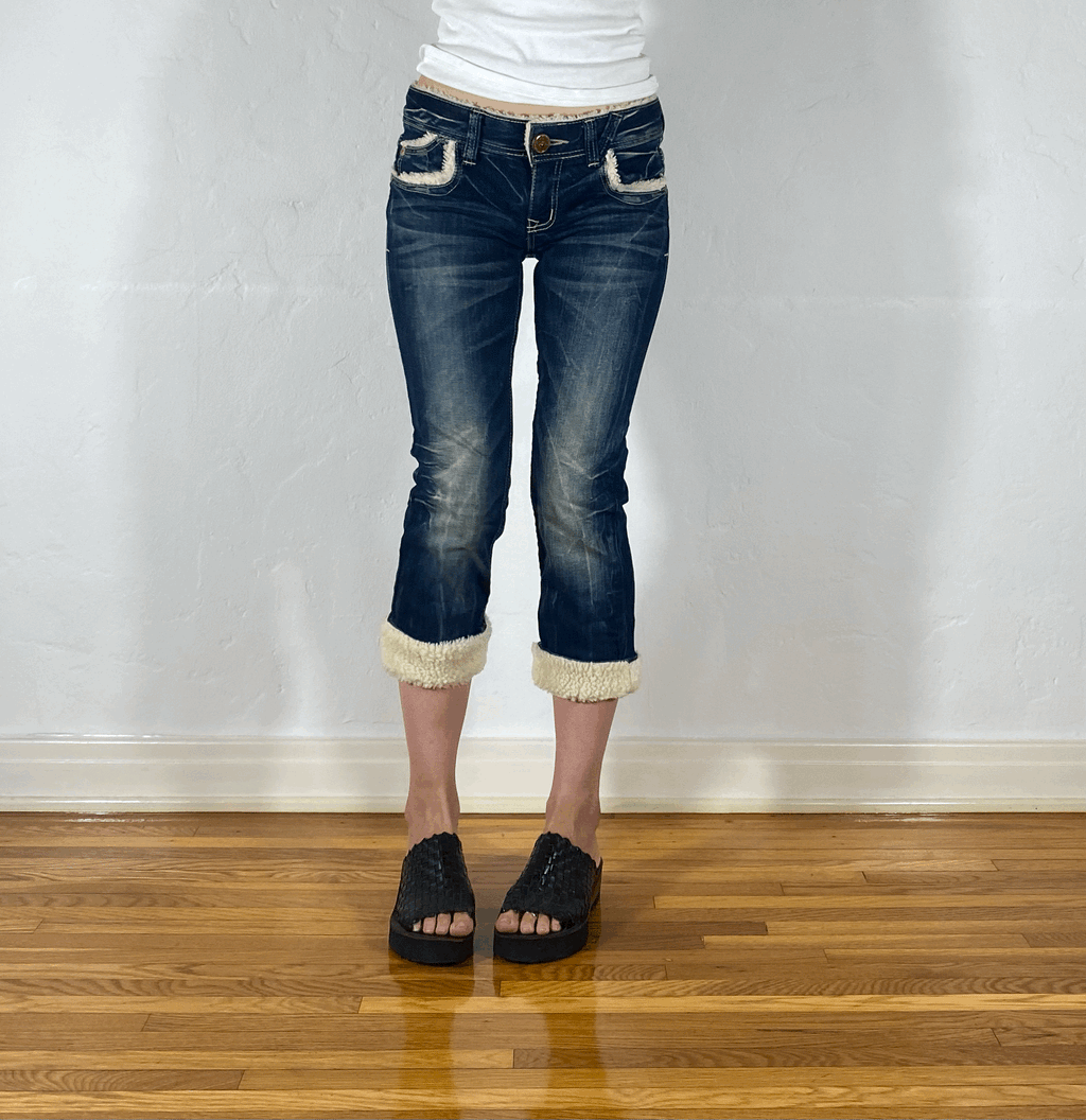 Studio RP Sheerling Capri Jeans, S