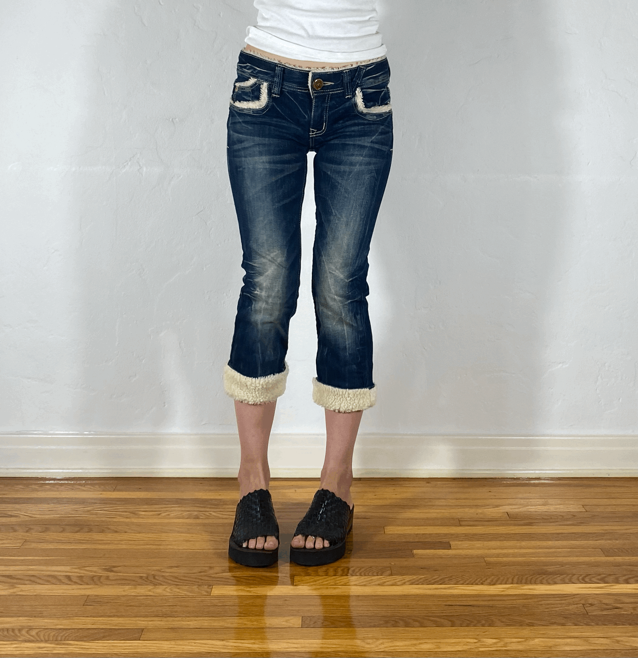 Studio RP Sheerling Capri Jeans, S