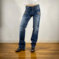Lolita Tiger Striped Jeans, M