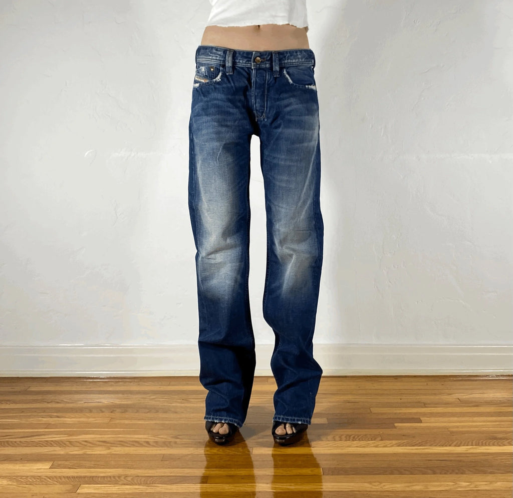 Diesel Relaxed Ombre Jeans, M