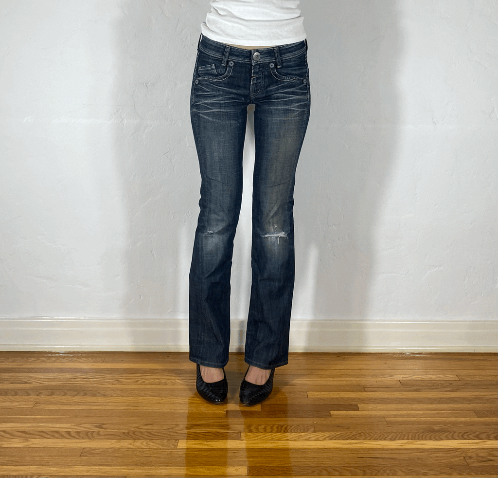 Marithe + Francois Girbaud Straight Jeans, S