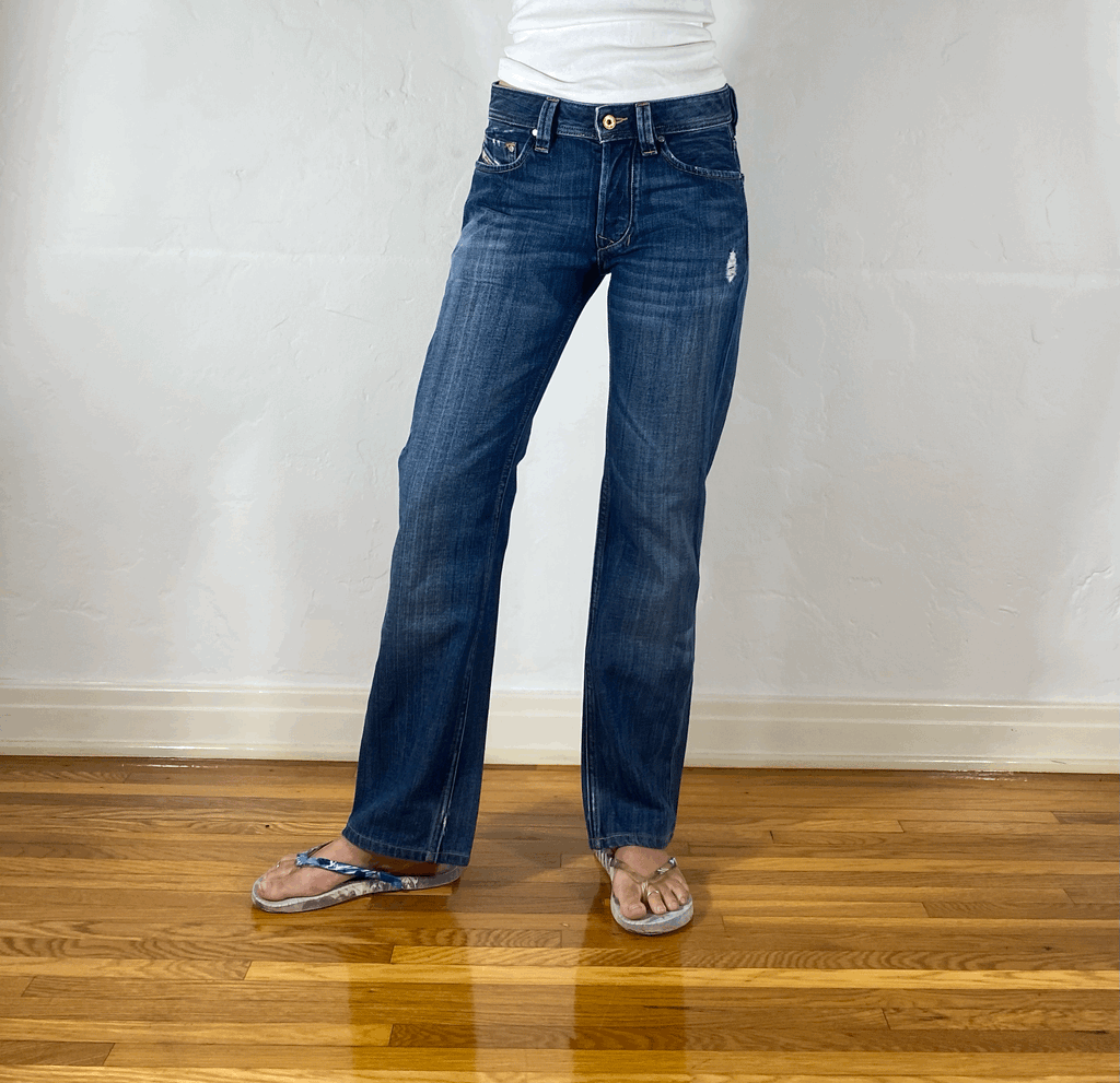 Diesel Relaxed Blue Jeans, S