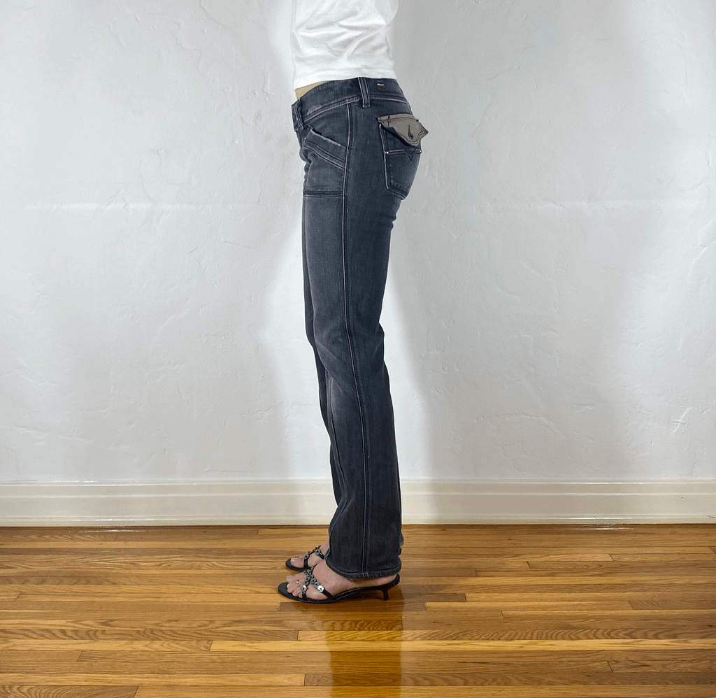 Diesel Soft Gray Pocket Jeans, S/M