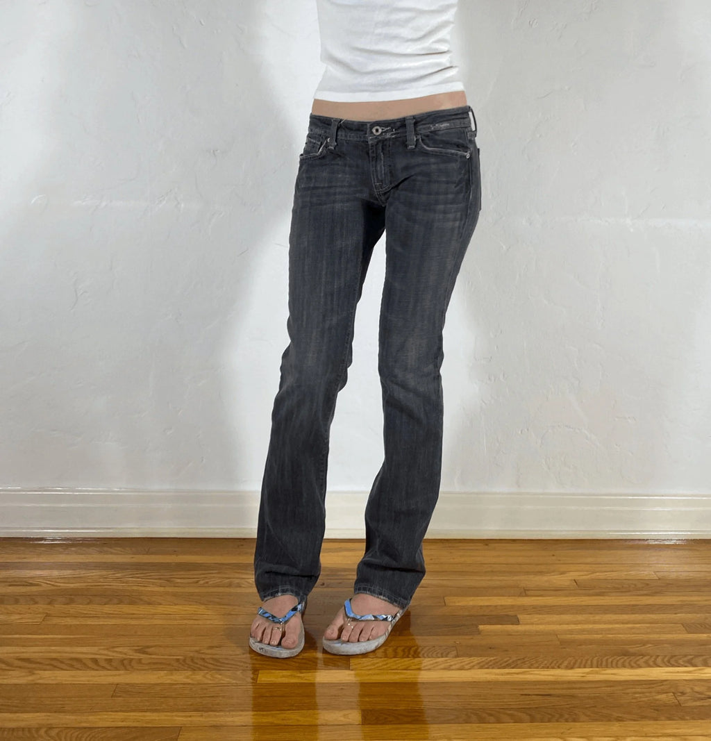 Miss Me Dark Gray Jeans, S