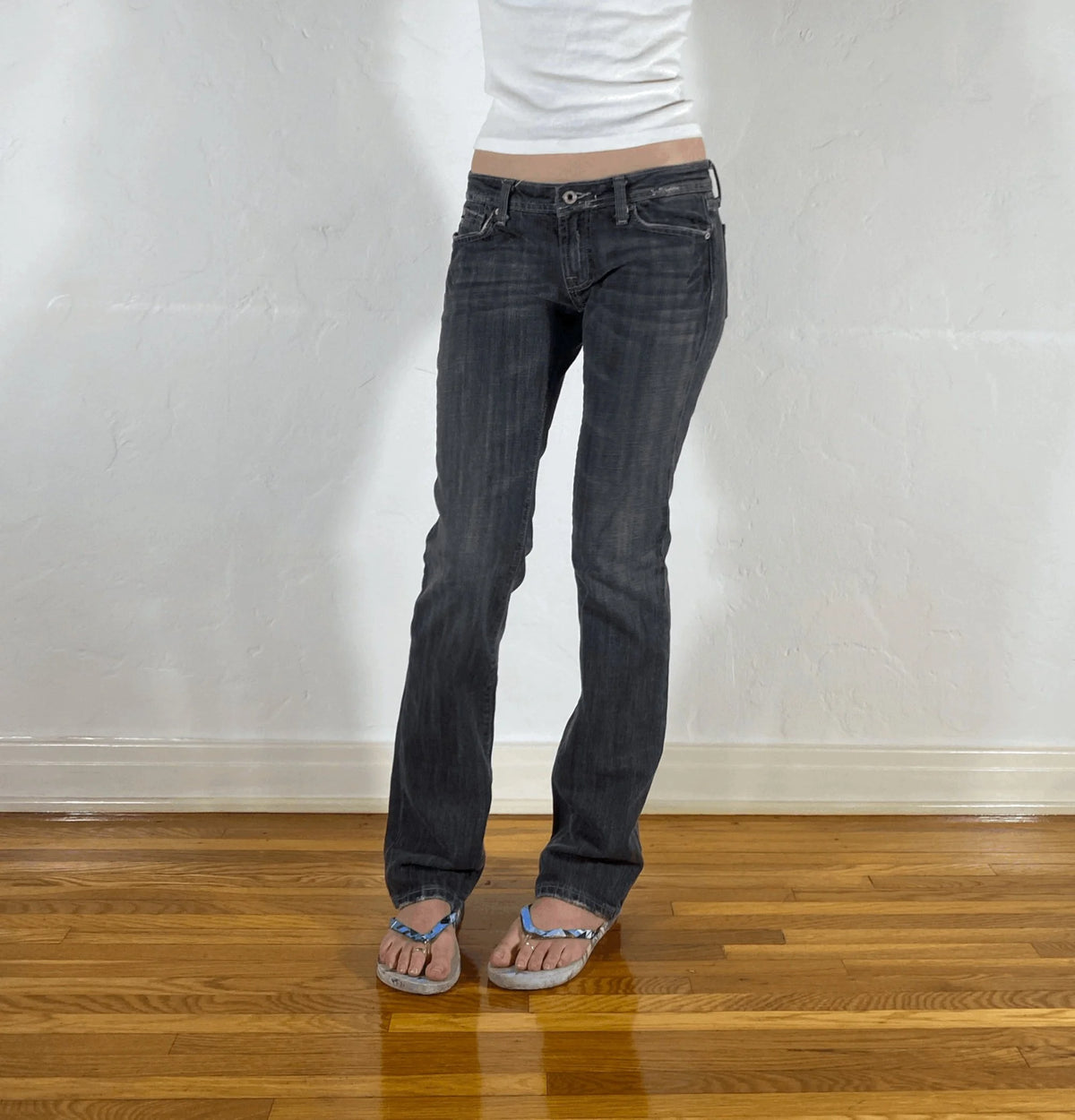 Miss Me Dark Gray Jeans, S