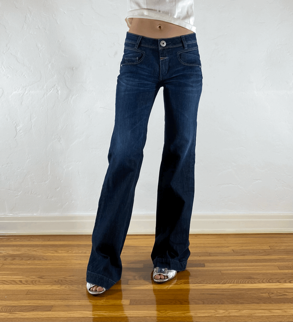 Marithe + Francois Gibraud Boot Cut Jeans, S