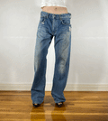 Edwin Distressed Blue Jeans, XL