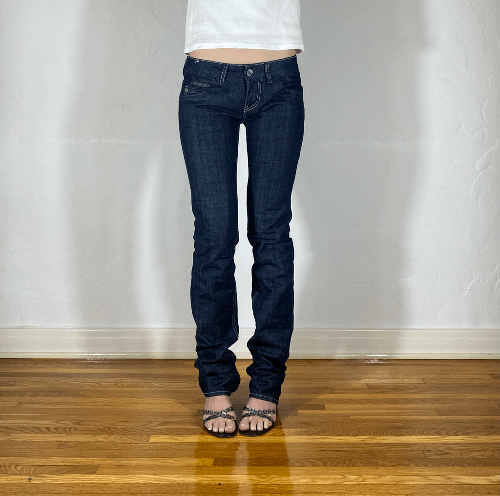 Miss Sixty Leggy Low Rise Jeans, XS