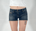 Sparkly Folded Pocket Shorts Shorts, XS/S