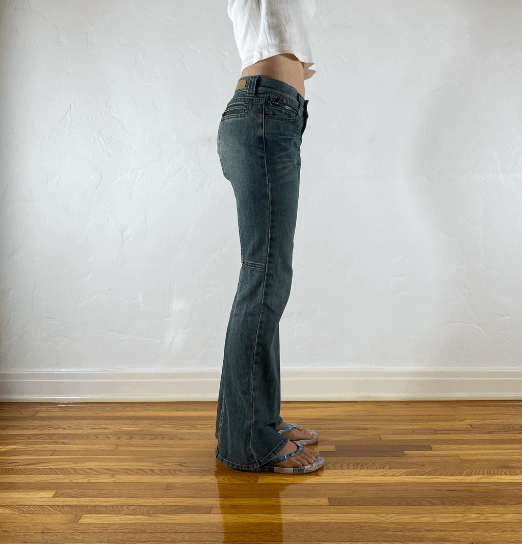 Kumikyoku Greenish Blue Jeans, S