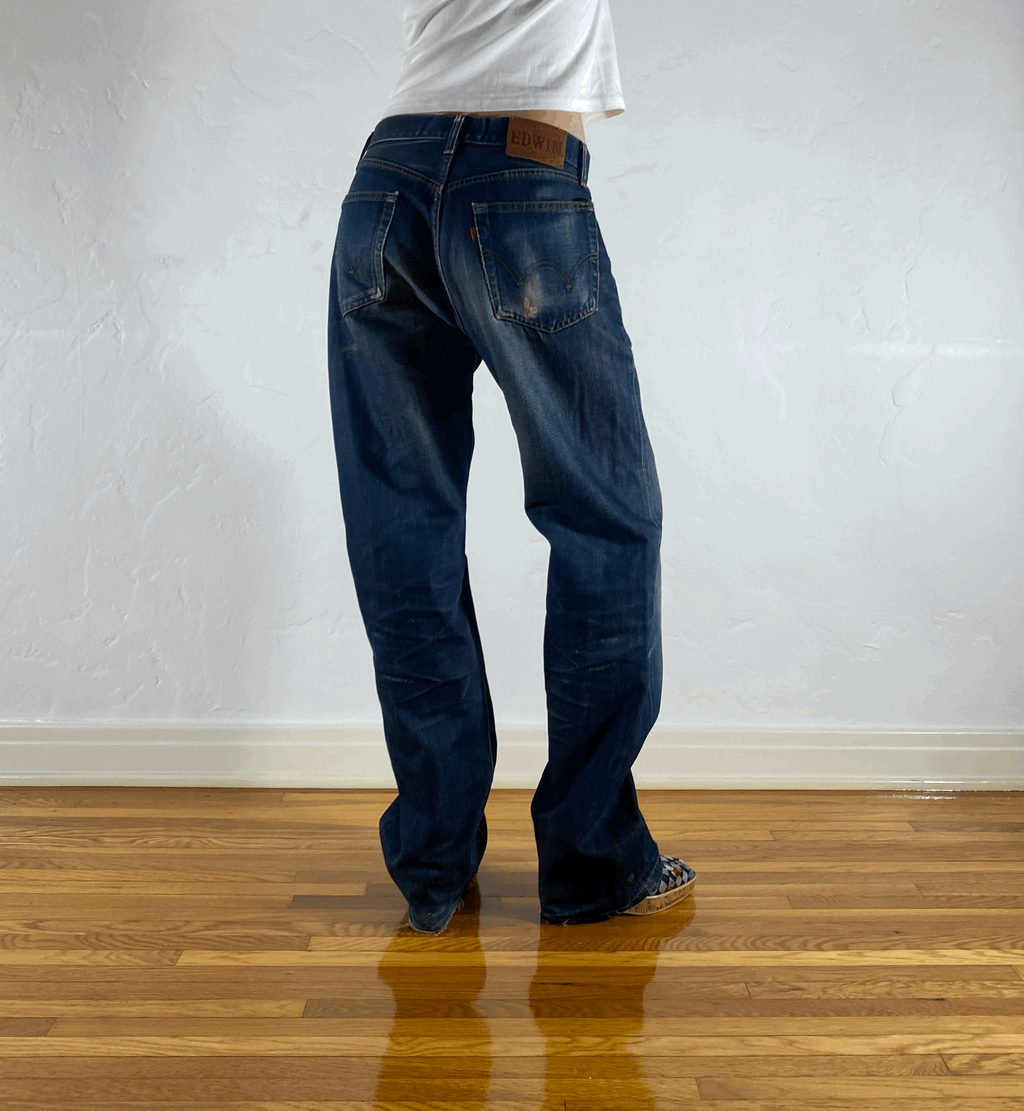 Edwin True Blue Baggy Jeans, S