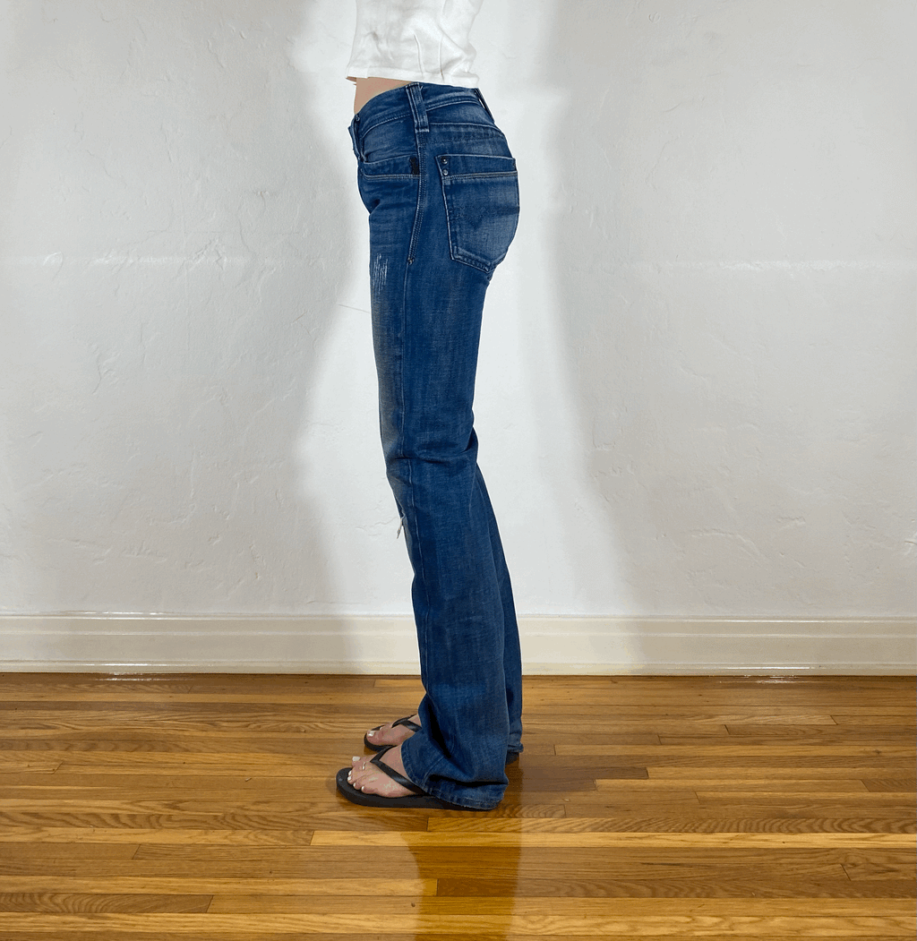 Diesel Relaxed Soft True Blue Jeans, S