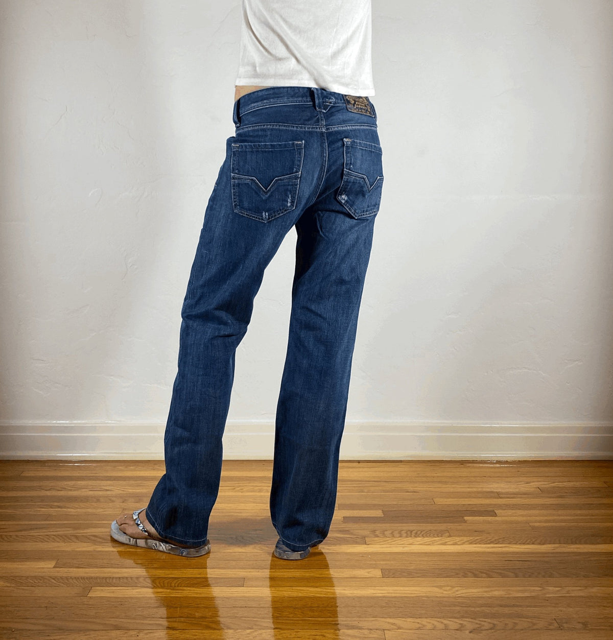 Diesel Relaxed Blue Jeans, M