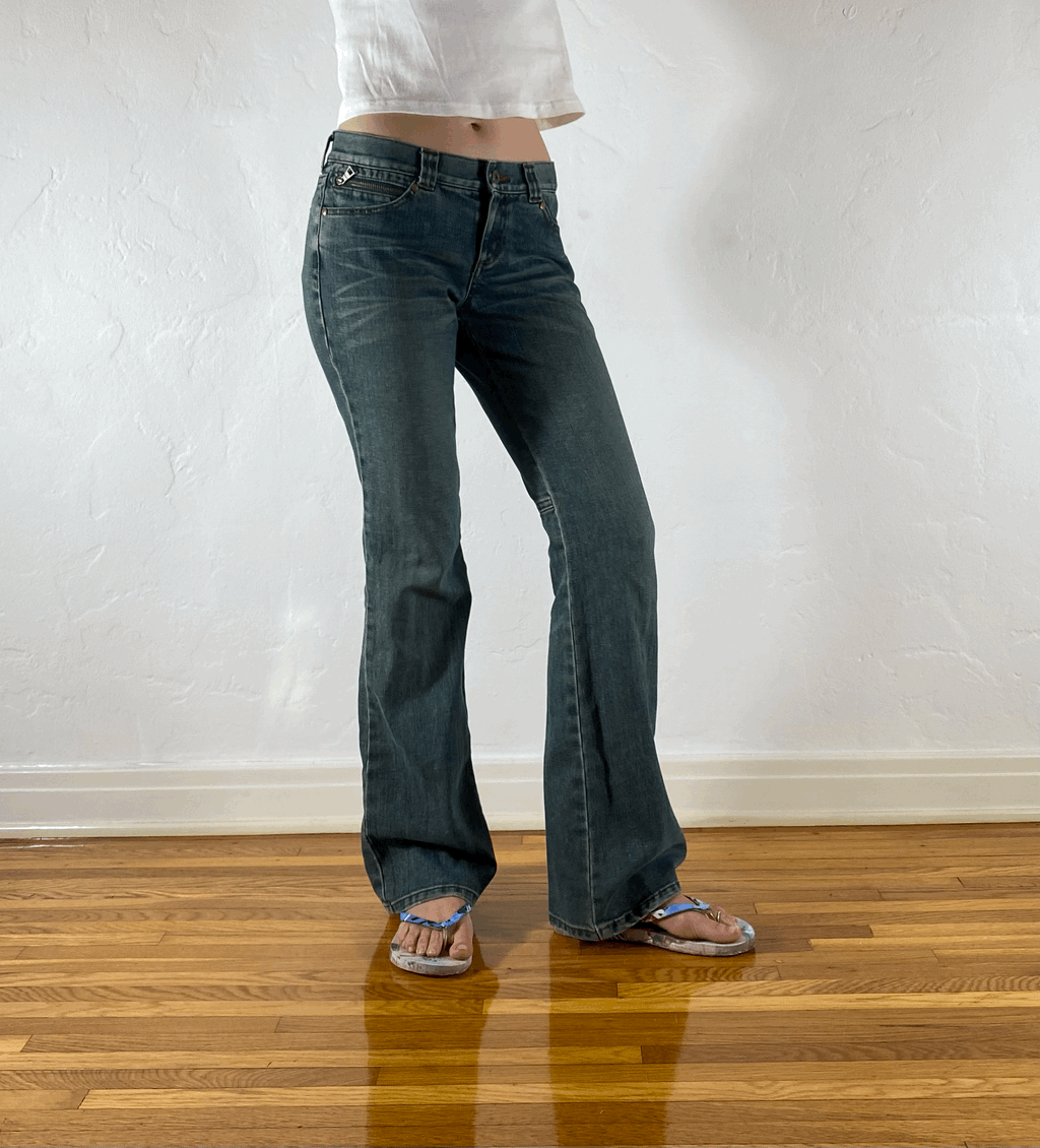 Kumikyoku Greenish Blue Jeans, S