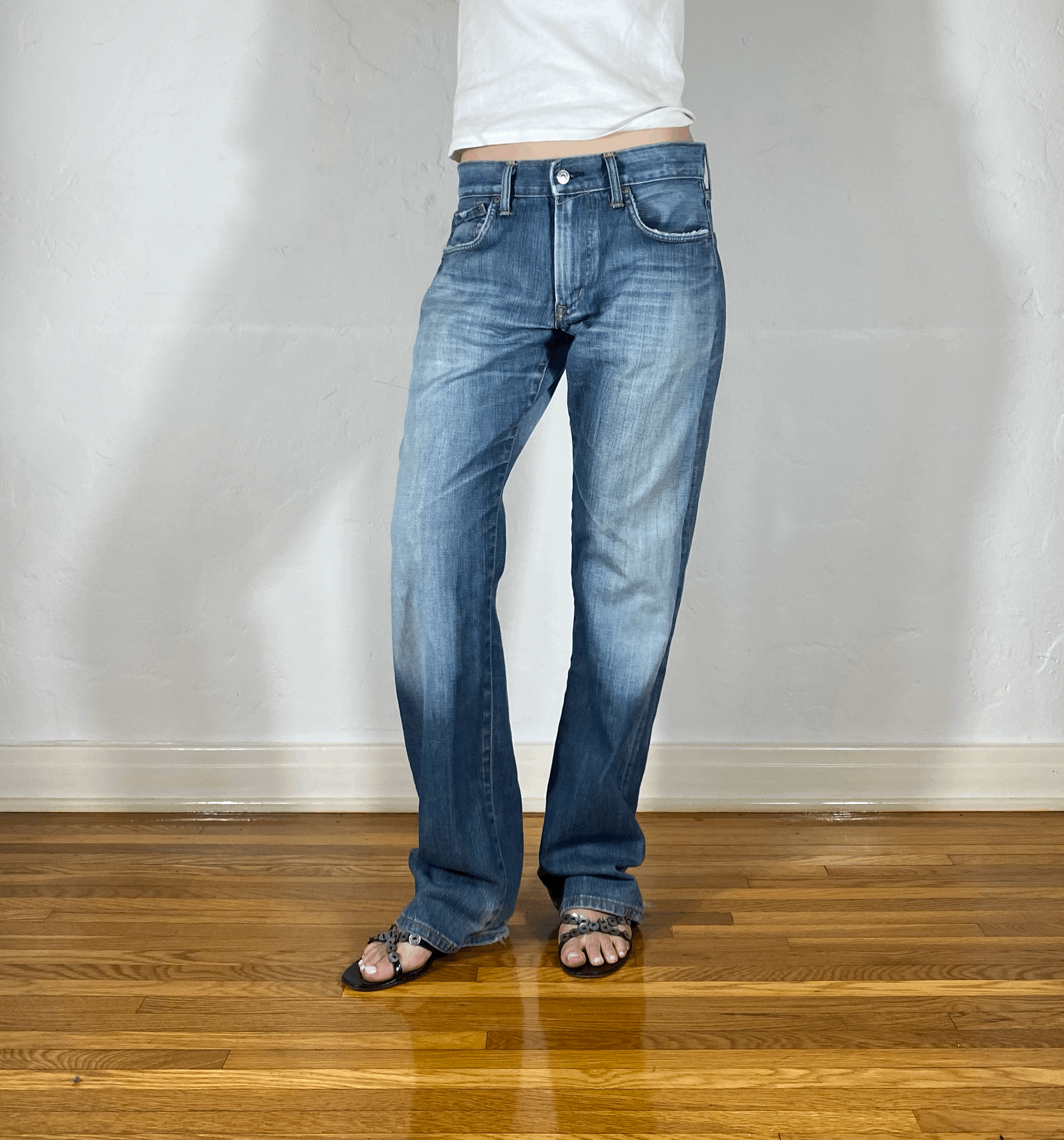 Edwin True Blue Baggy Jeans, S/M
