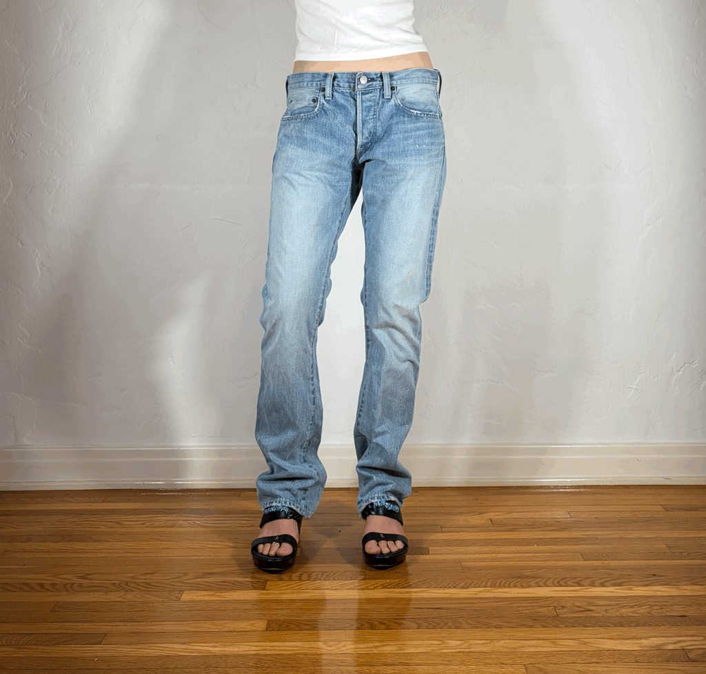 Free City Light Blue Jeans, M