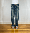 Edwin Unique Blue Baggy Jeans, S