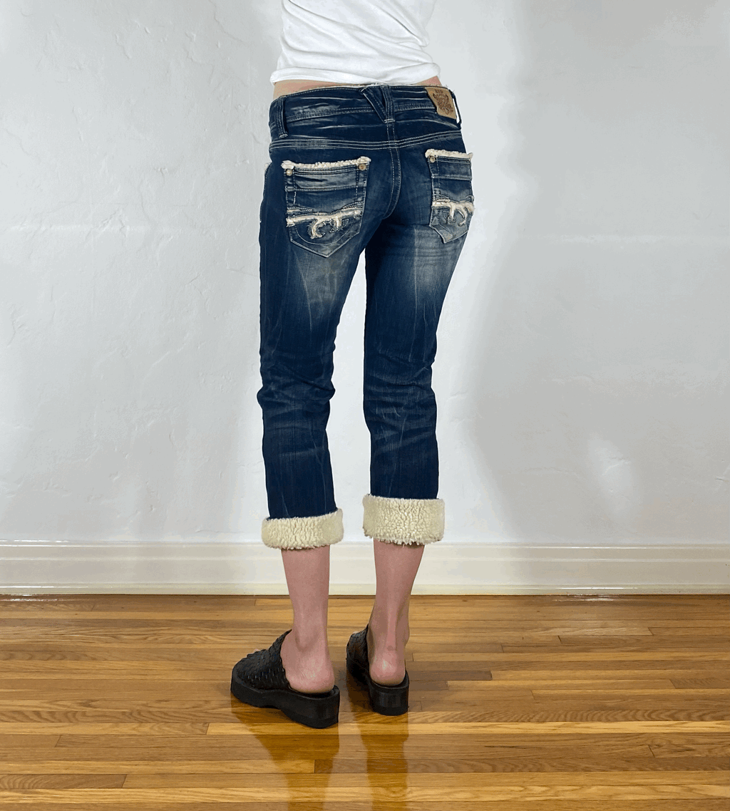 Studio RP Sheerling Capri Jeans, S