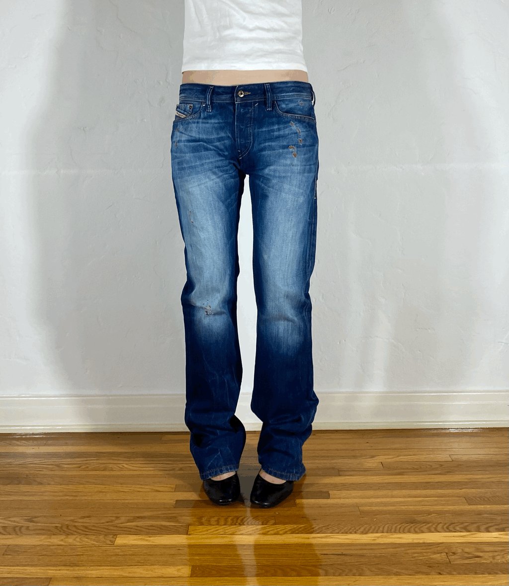 Diesel Distressed Ombre Jeans, M
