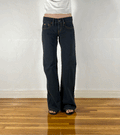 Edwin Black and Orange Stitch Jeans, S/ M