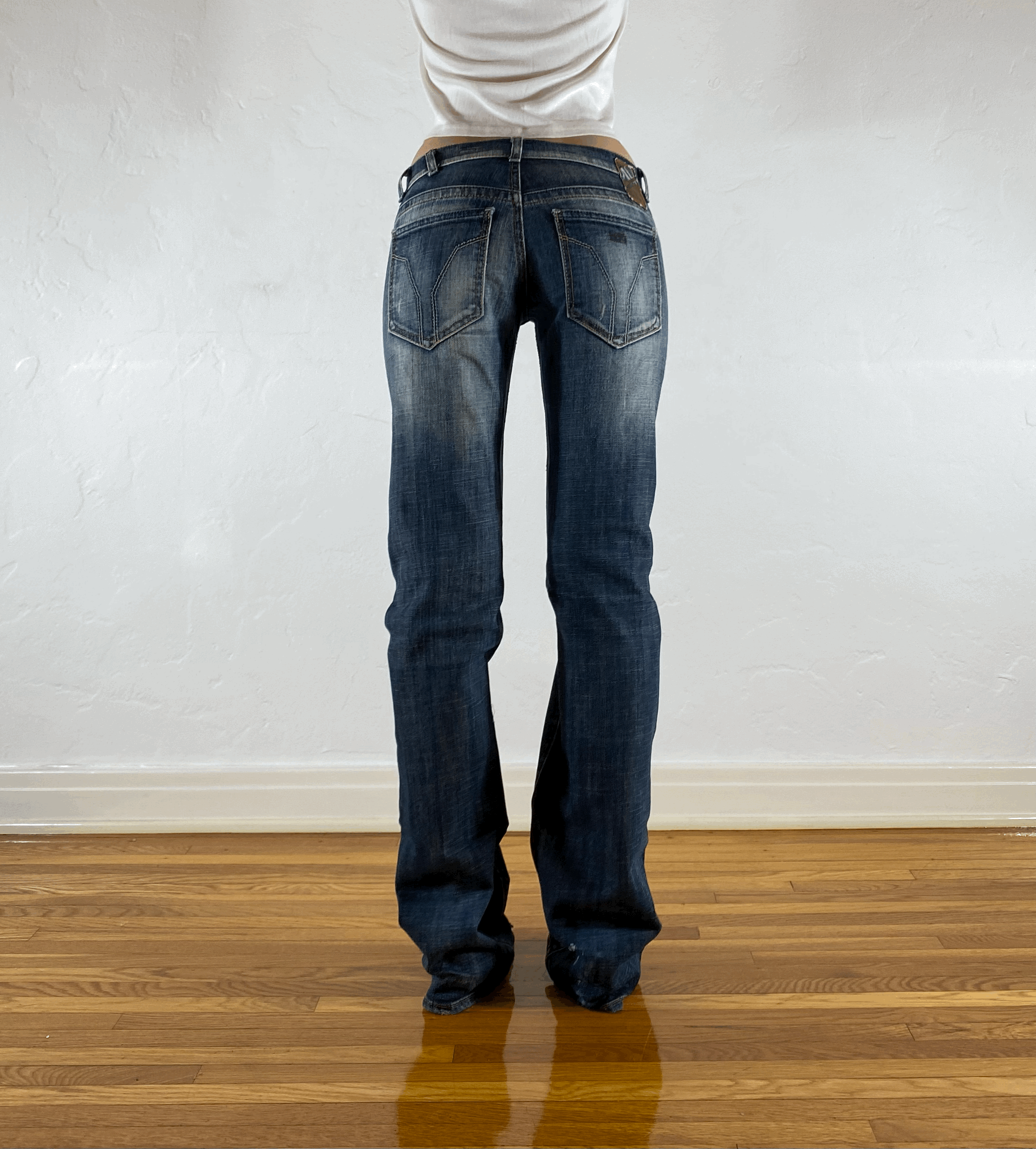 Miss Sixty Yellow Zipper Jeans, S
