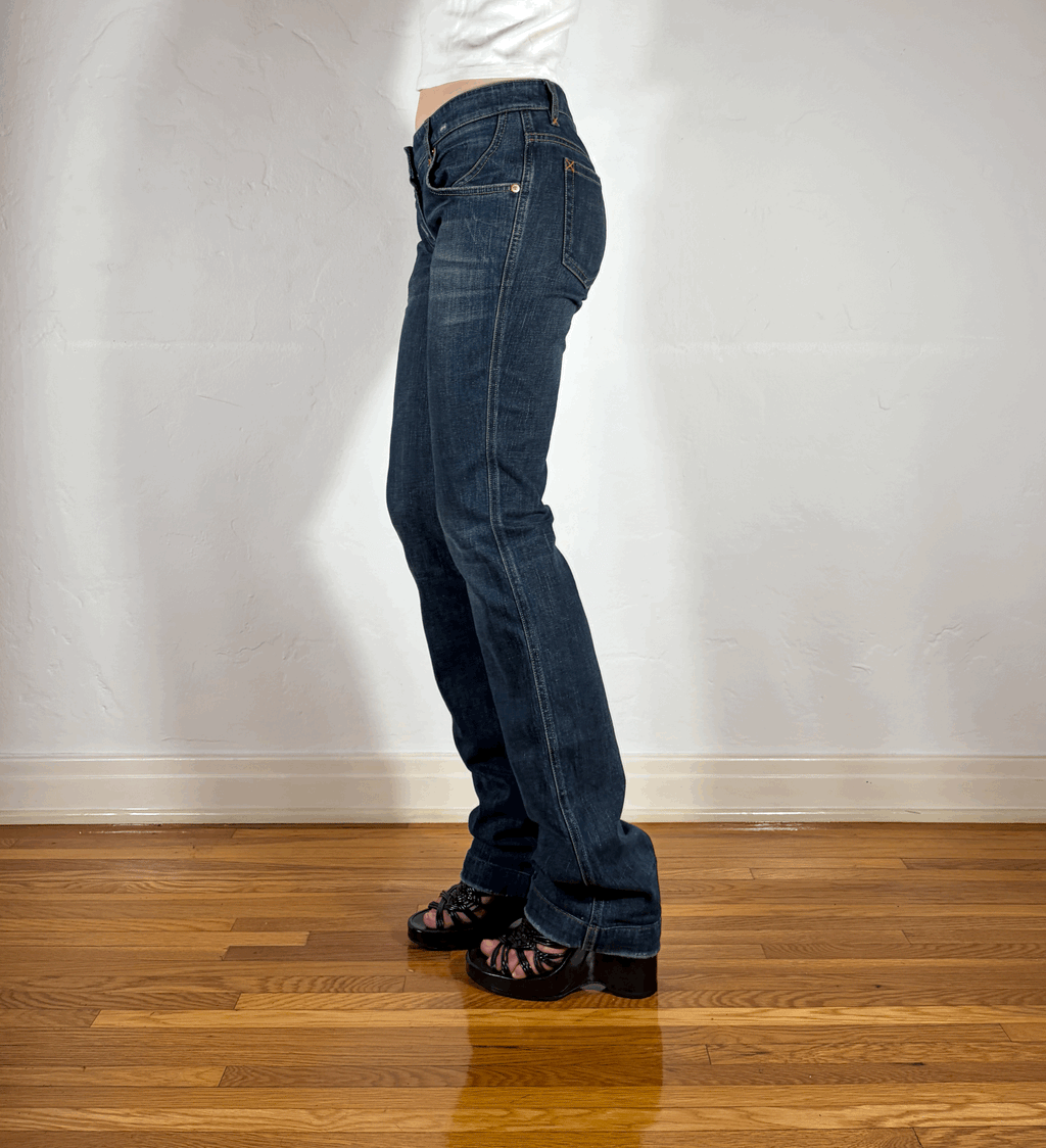Dolce & Gabbana Leggy Distressed Jeans, S/M