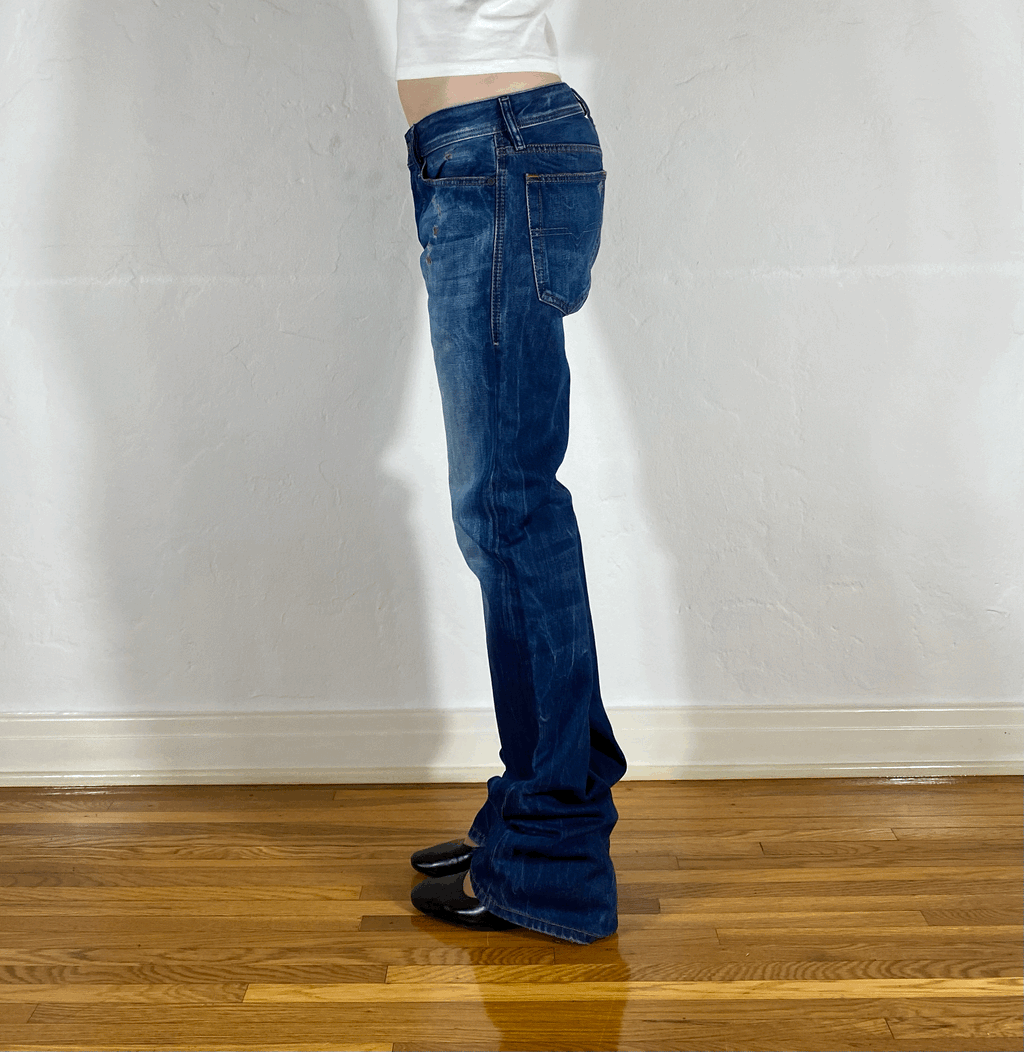 Diesel Distressed Ombre Jeans, M