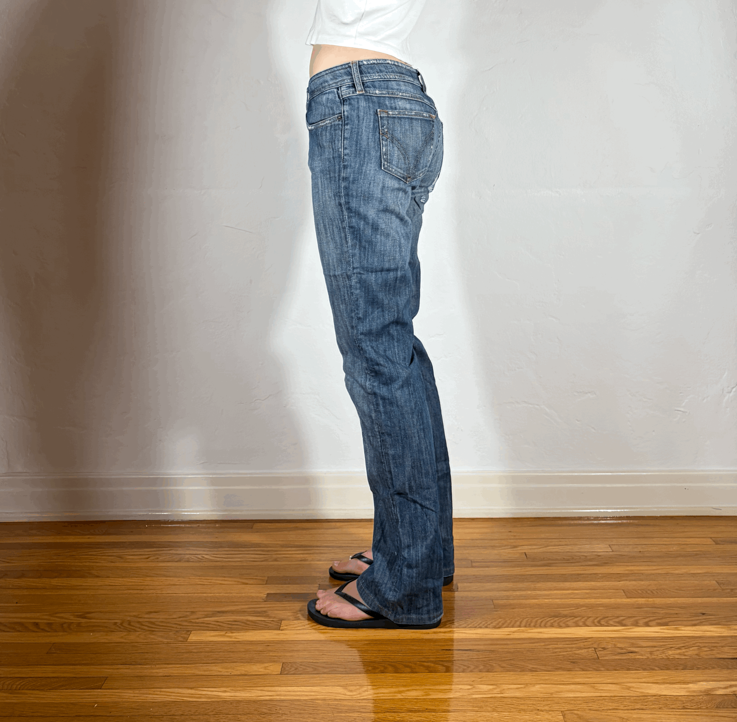 Dolce & Gabbana Layered Pocket Jeans, S