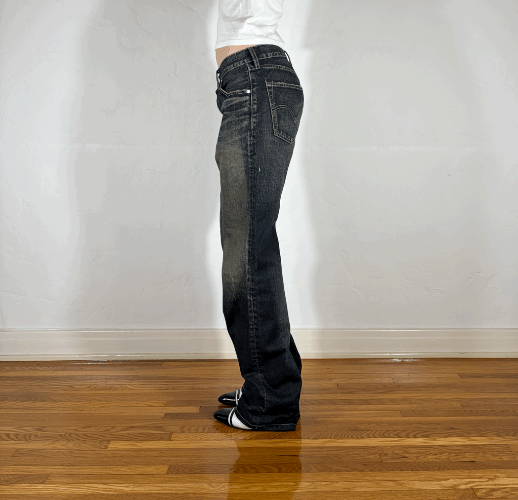 Levi Classic Vintage Dark Gray Jeans, M