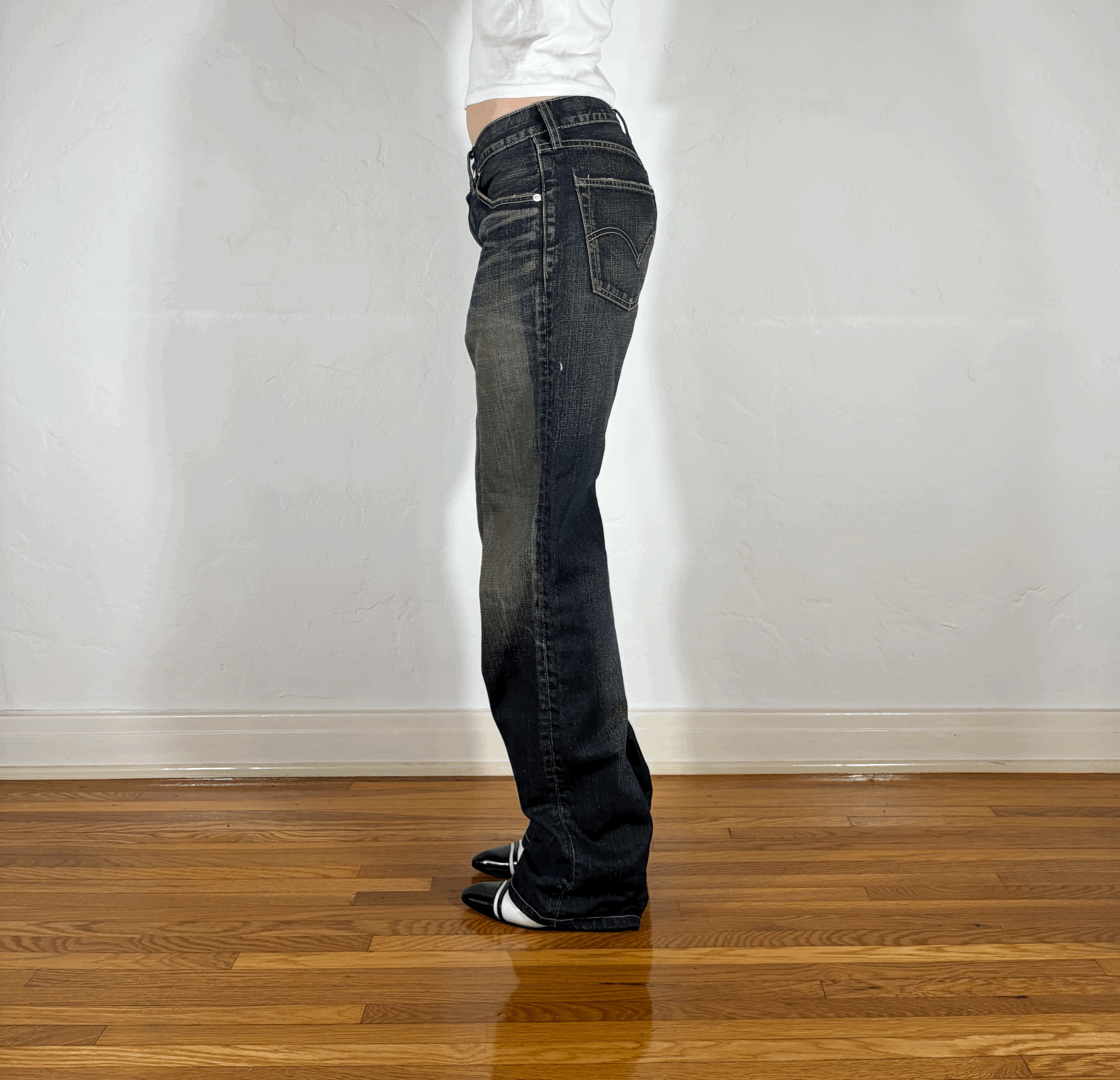 Levi Classic Vintage Dark Gray Jeans, M