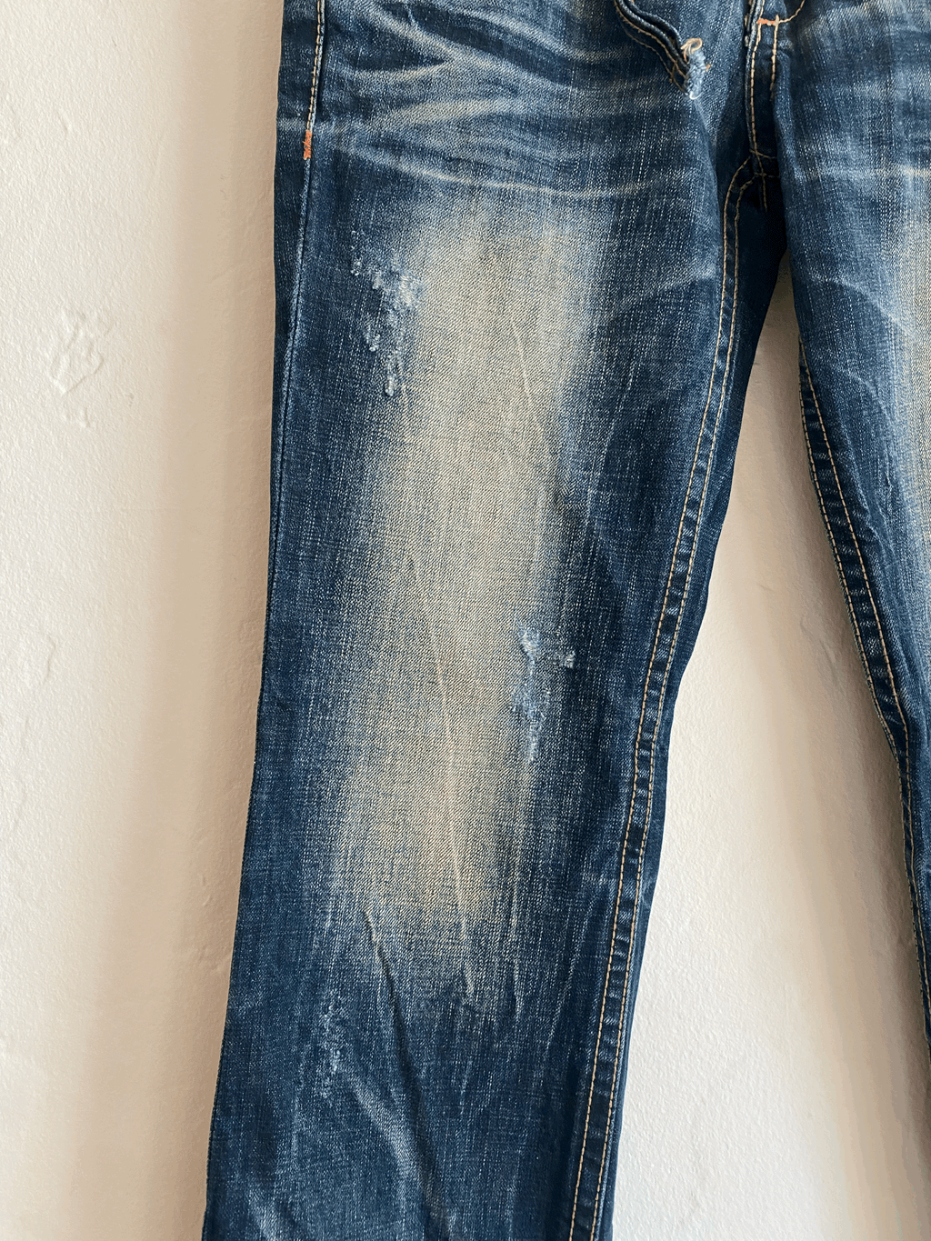 Lolita Red Stitched Jeans, S/M