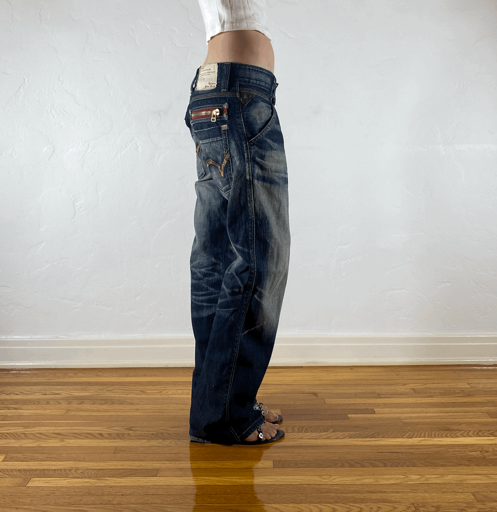 Edwin True Blue Faded Jeans, M