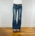 Edwin Blue Flare Jeans, S/M