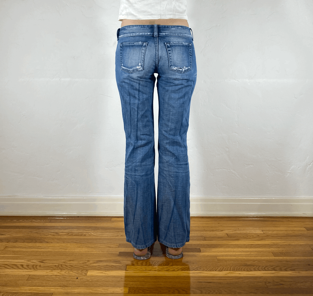 Diesel Low Rise Double Button Jeans, S