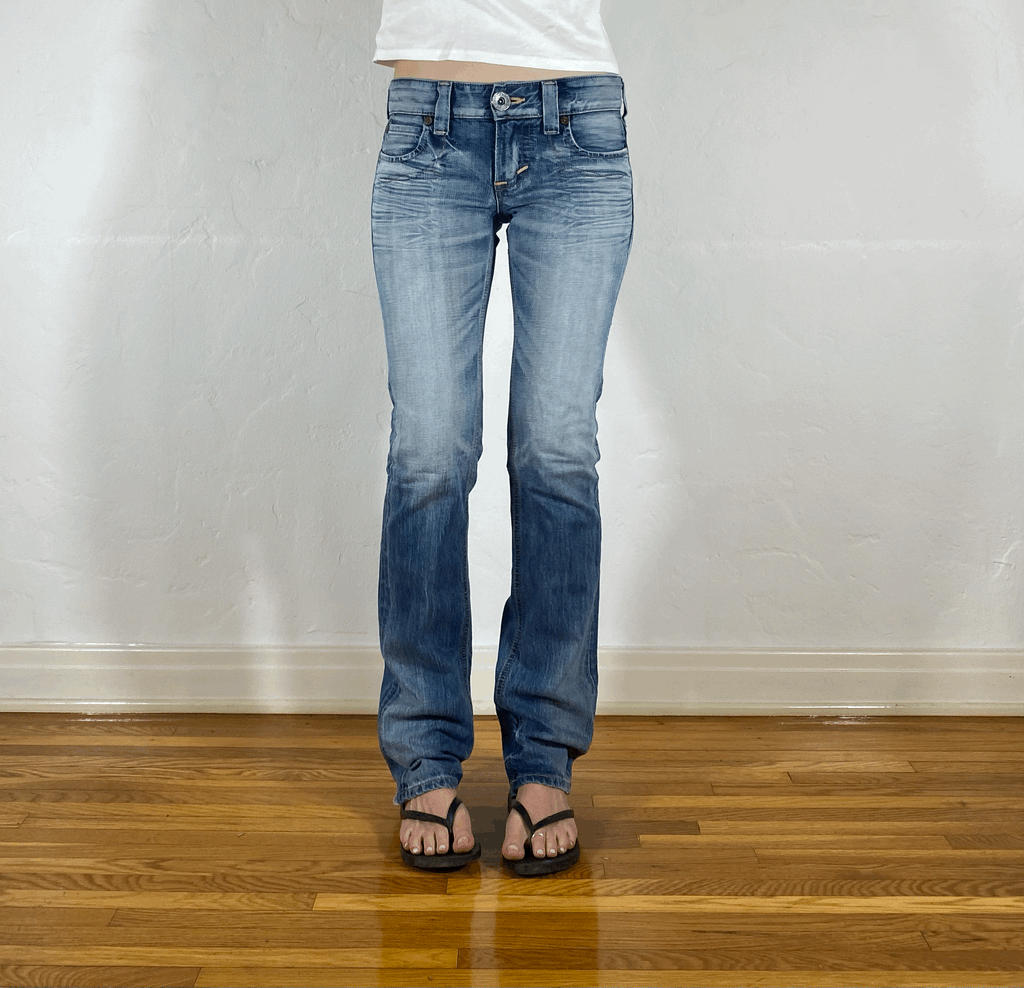 Edwin Low Rise Tassel  Jeans, XS/S