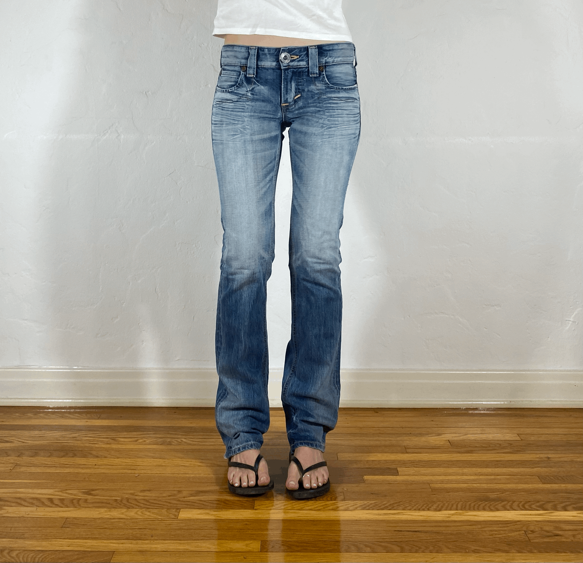 Edwin Low Rise Tassel  Jeans, XS/S