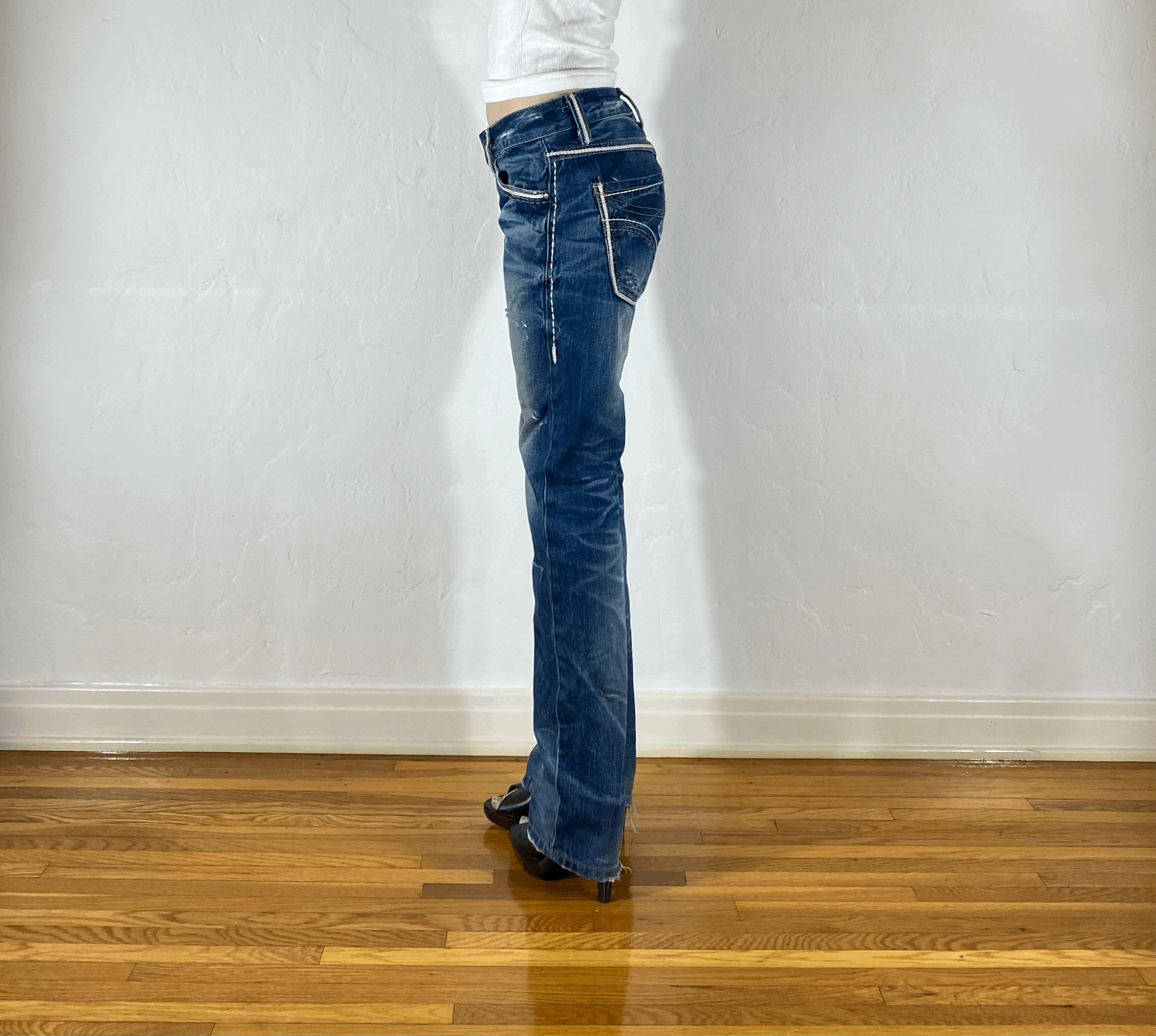 Lolita Embroidered Jeans, S