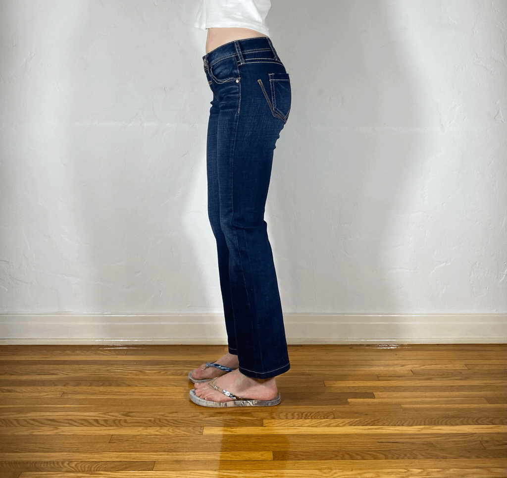 Marithe + Francois Girbaud Dark Blue Jeans, XS