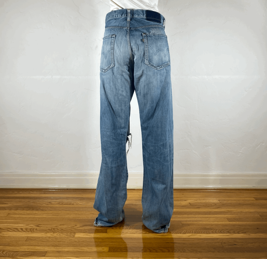 Edwin Unique Blue Baggy Jeans, XL