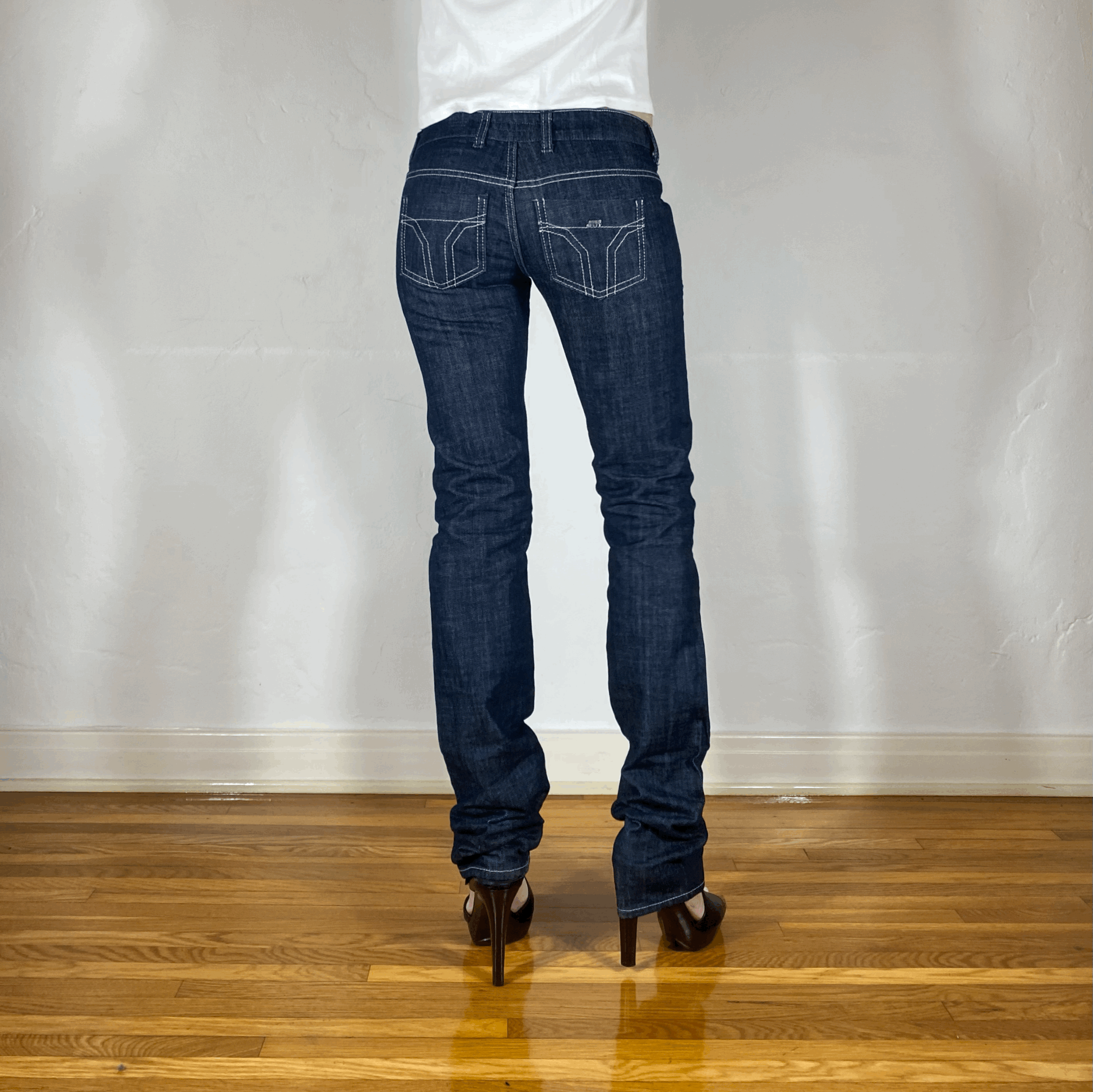 Miss Sixty Leggy Low Rise Jeans, XS