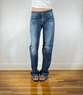 Edwin True Blue Baggy Jeans, S/M