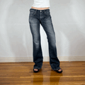 Soft Dark Gray/Black Jeans, S/M