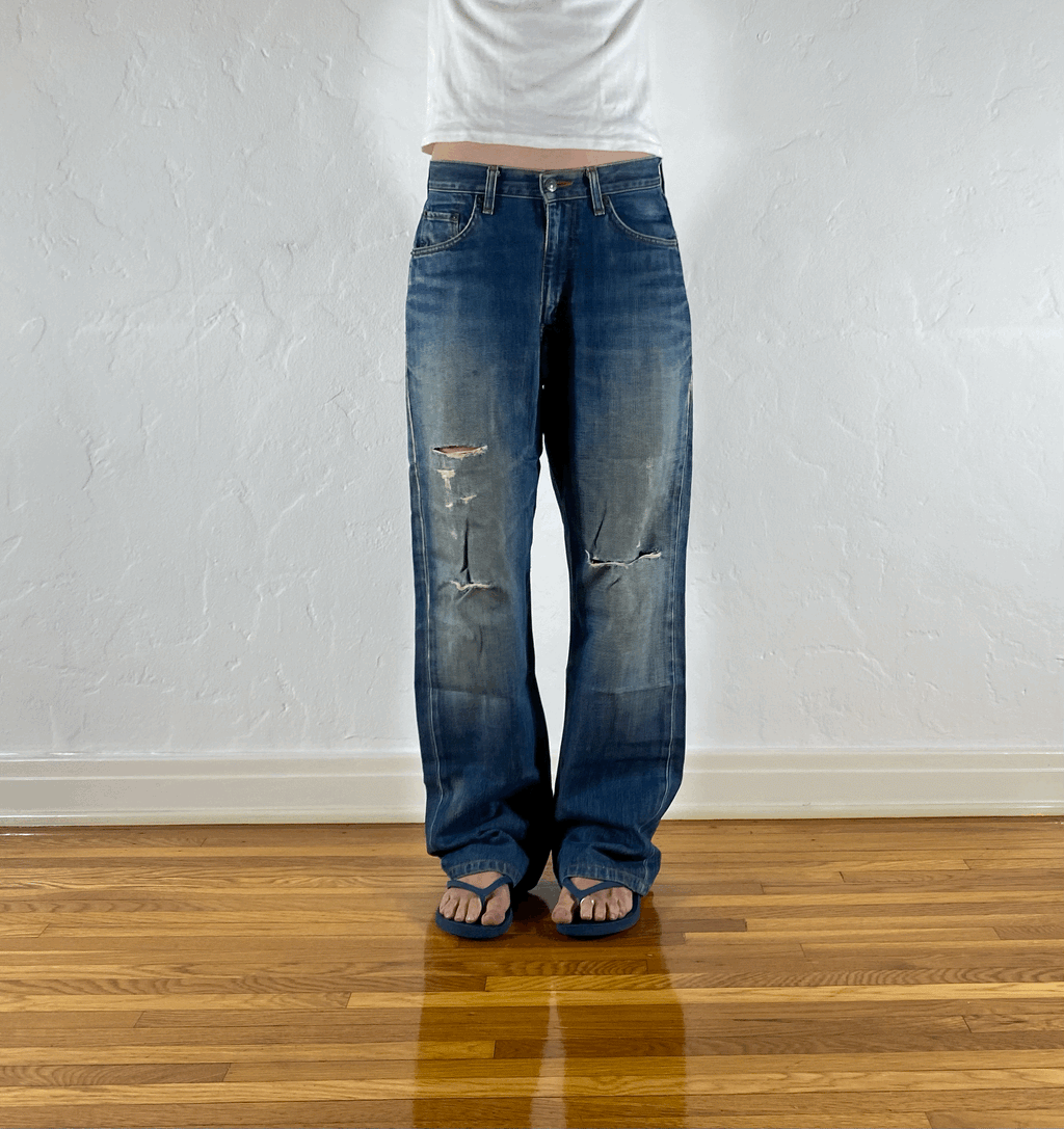 Edwin True Blue Baggy Jeans, S