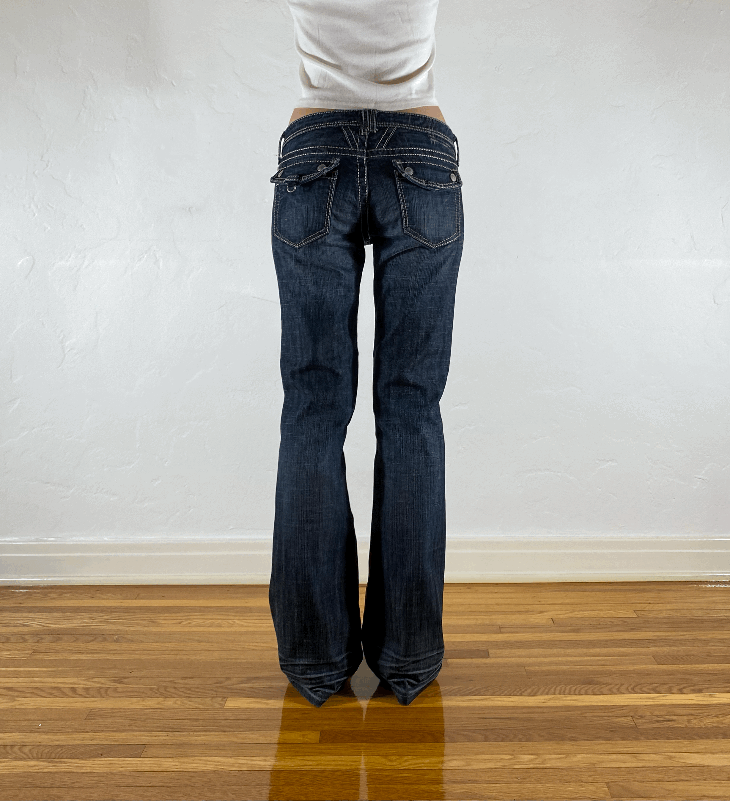 Marithe + Francois Girbaud Straight Jeans, S