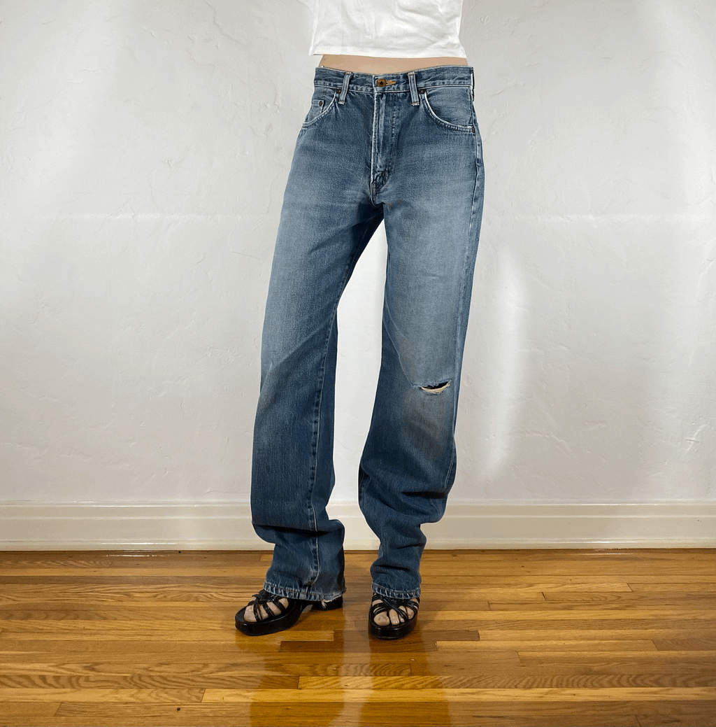 Edwin True Blue Baggy Jeans, M