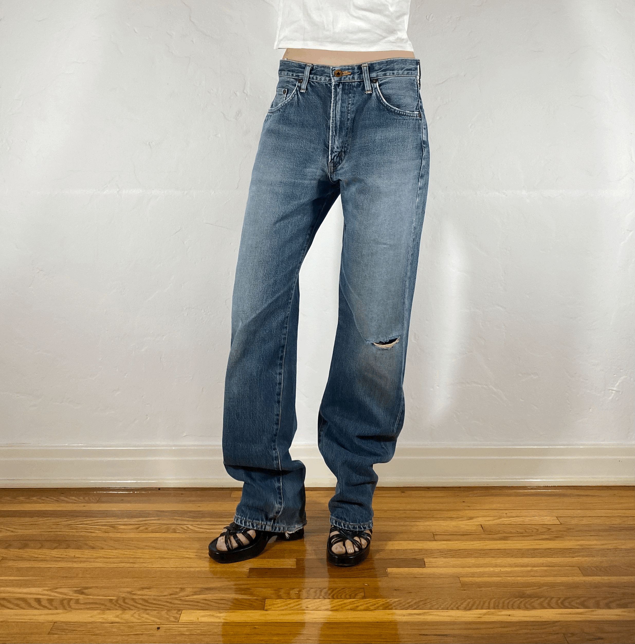 Edwin True Blue Baggy Jeans, M