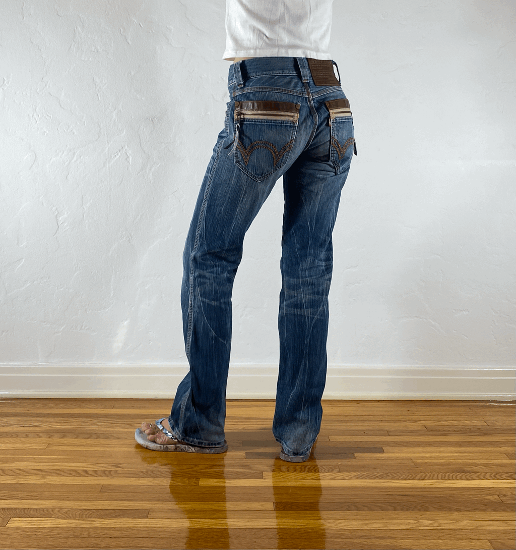 Edwin Orange Stitch Jeans, S