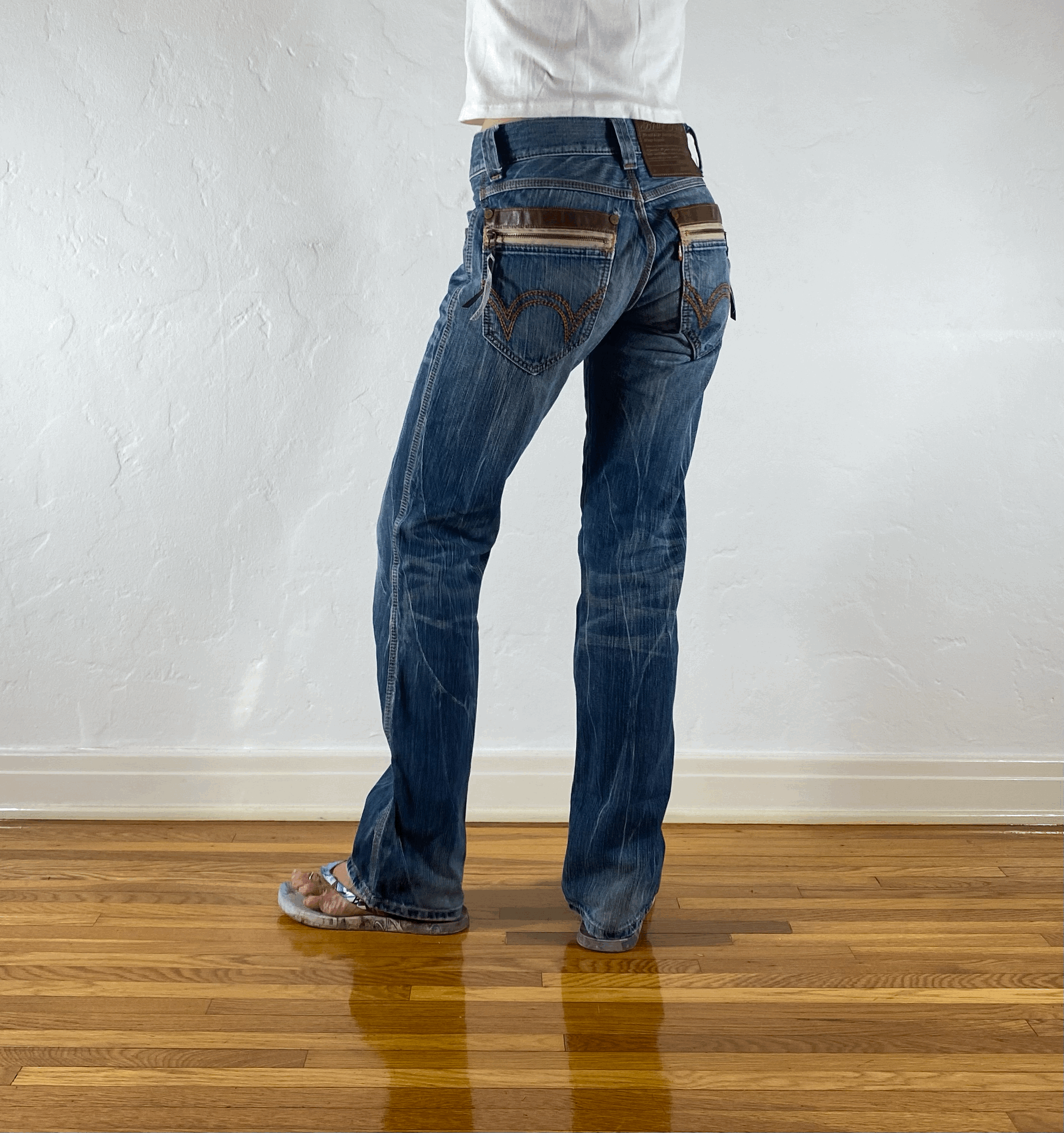 Edwin Orange Stitch Jeans, S
