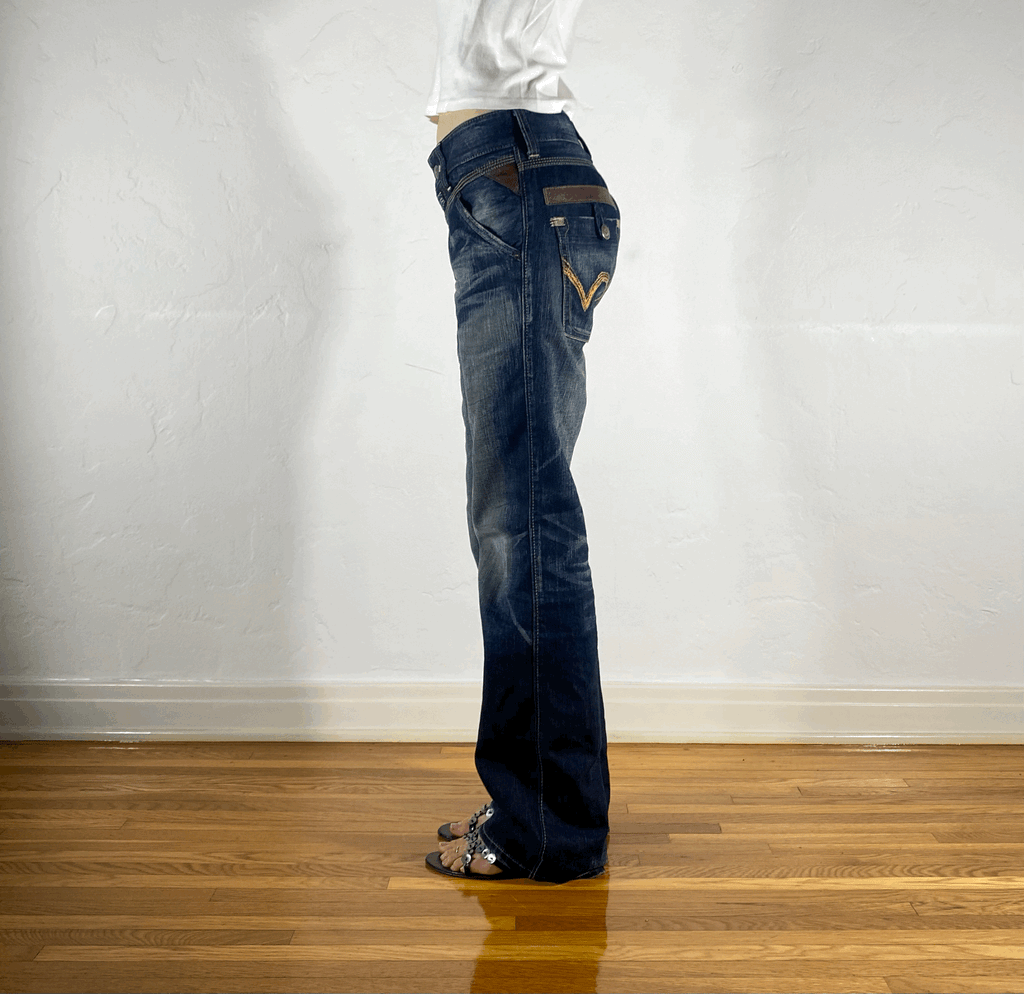 Edwin True Blue Faded Jeans, S/M